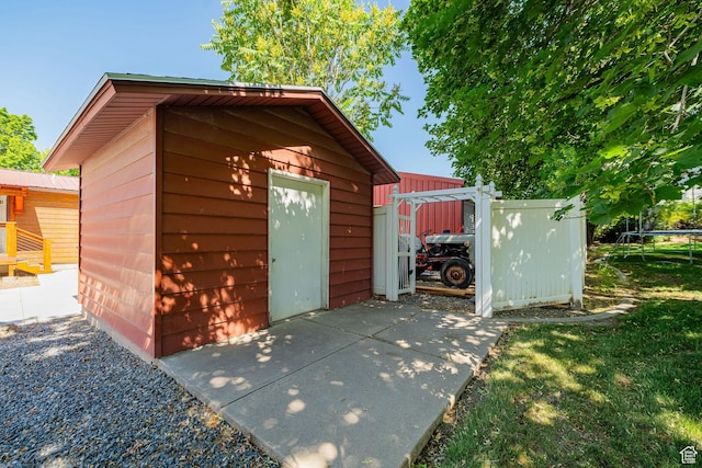 432 E 2700 N, North Ogden, UT 84414 - view of outdoor structure with a trampoline