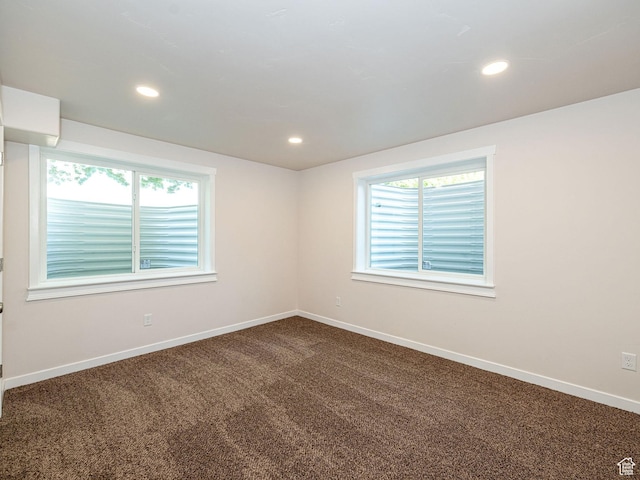432 E 2700 N, North Ogden, UT 84414 - spare room with dark colored carpet and recessed lighting