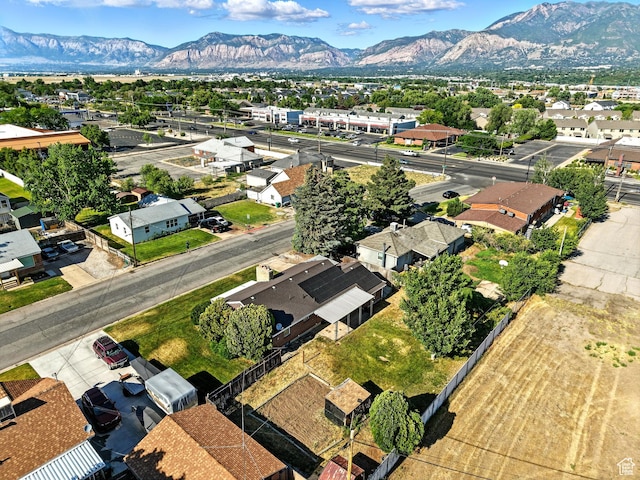 1951 W 4900 S, Roy, UT 84067 - aerial view of residential area featuring mountains