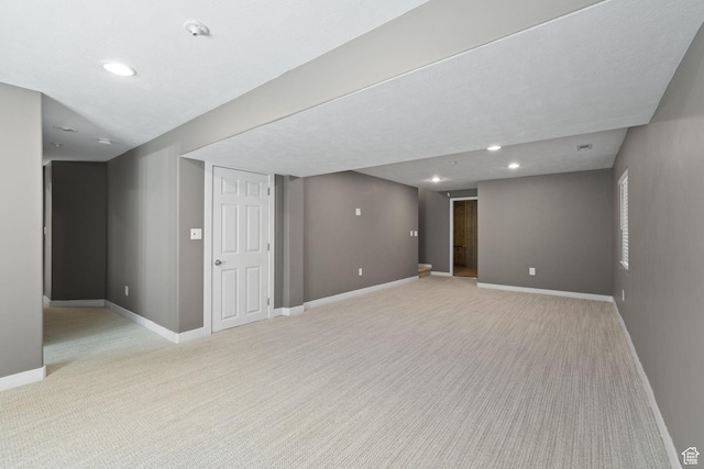 3991 W Hollandia Ln, West Jordan, UT 84084 - finished below grade area with light carpet and recessed lighting