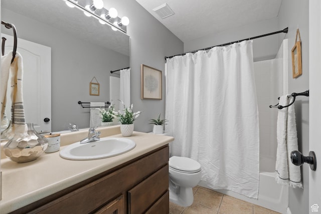 3991 W Hollandia Ln, West Jordan, UT 84084 - full bath with vanity, tile patterned floors, and shower / bath combo