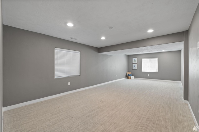 3991 W Hollandia Ln, West Jordan, UT 84084 - below grade area with recessed lighting and carpet floors