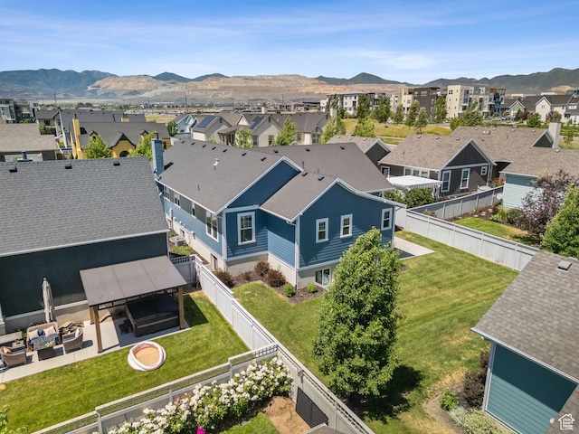 11103 S Kiwano Way W, South Jordan, UT 84009 - aerial perspective of suburban area with mountains