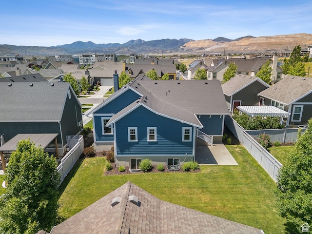 11103 S Kiwano Way W, South Jordan, UT 84009 - aerial perspective of suburban area with mountains