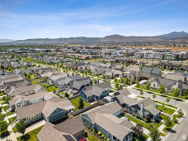 11103 S Kiwano Way W, South Jordan, UT 84009 - aerial perspective of suburban area with mountains