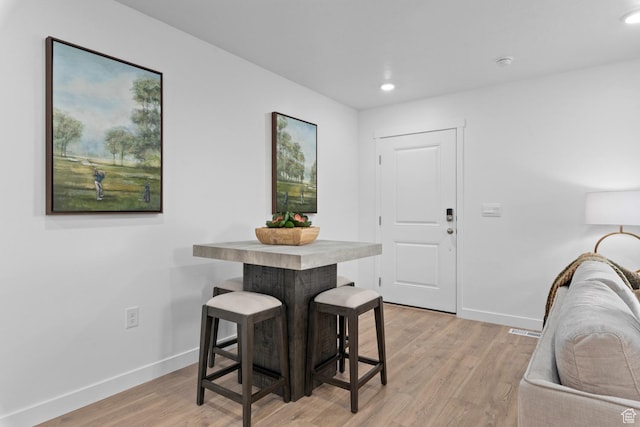 1563 E 720 N Unit 1071, Salem, UT 84653 - dining room featuring light wood-style flooring and recessed lighting