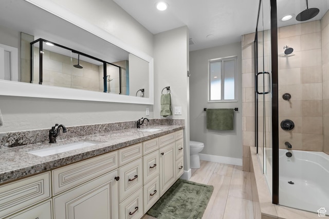 7968 S Titian St E, Cottonwood Heights, UT 84121 - full bathroom featuring double vanity and recessed lighting