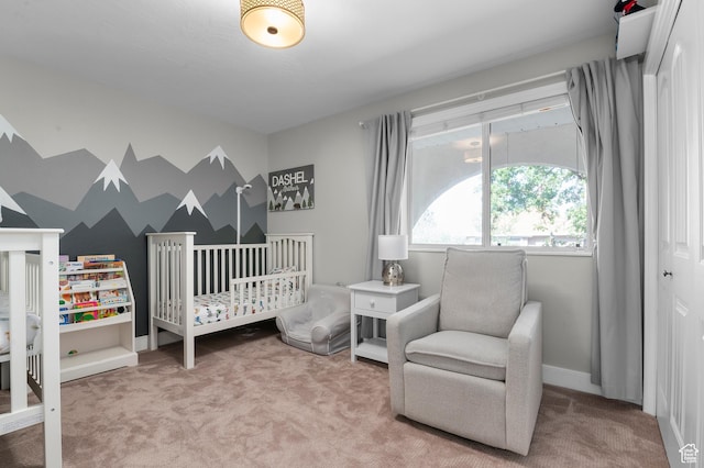 7968 S Titian St E, Cottonwood Heights, UT 84121 - bedroom featuring carpet flooring and a nursery area
