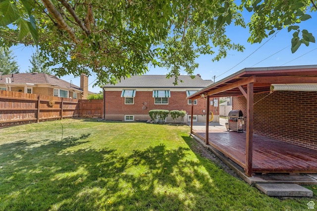 1492 S 2100 E, Salt Lake City, UT 84108 - fenced backyard featuring a deck