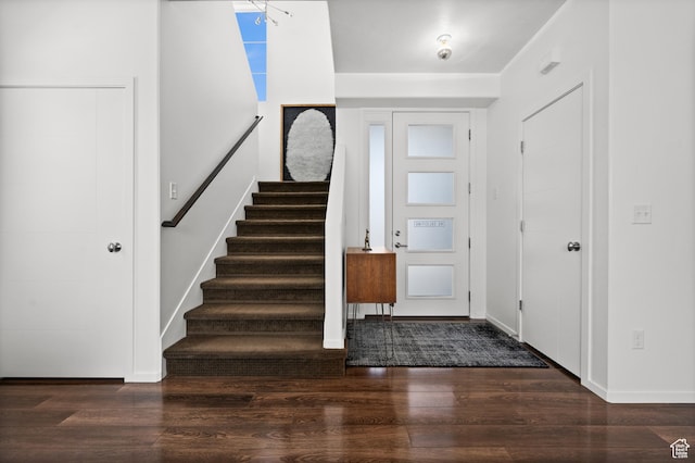 1578 E Maple Way, Layton, UT 84040 - entrance foyer featuring wood finished floors and stairs