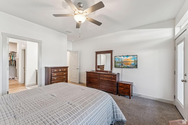 155 N 3830 W, West Point, UT 84015 - carpeted bedroom with ceiling fan and baseboards