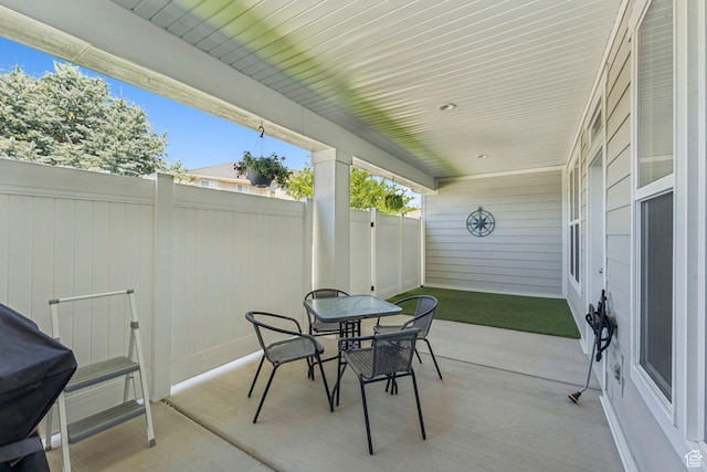 155 N 3830 W, West Point, UT 84015 - view of patio / terrace featuring outdoor dining space
