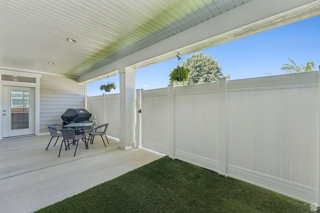 155 N 3830 W, West Point, UT 84015 - view of patio / terrace featuring grilling area