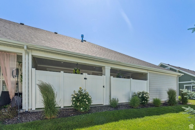 155 N 3830 W, West Point, UT 84015 - view of home's exterior with roof with shingles