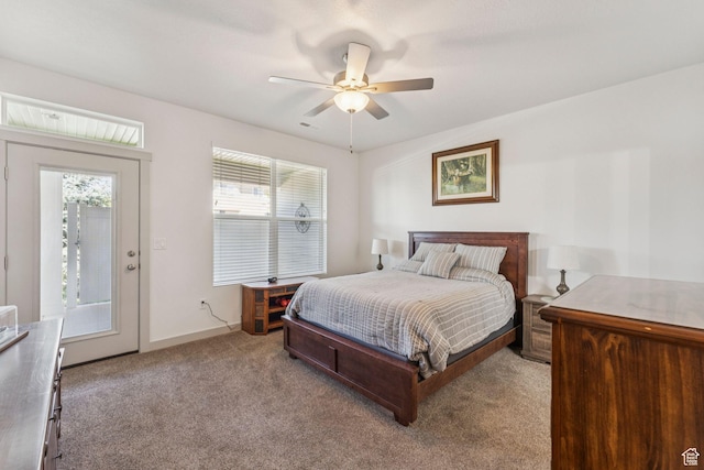 155 N 3830 W, West Point, UT 84015 - bedroom featuring carpet flooring and ceiling fan