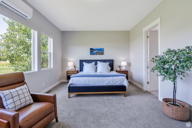 586 S Appenzell Ln W Unit 16, Midway, UT 84049 - bedroom with a wall unit AC and carpet flooring