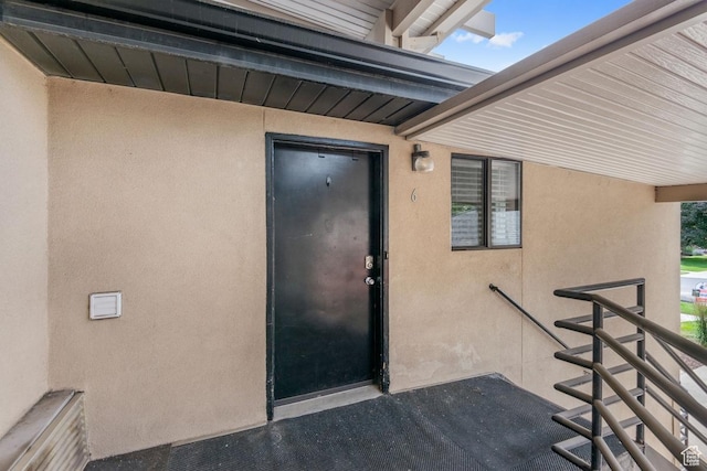 98 W 880 N Unit 6, Provo, UT 84604 - doorway to property with stucco siding