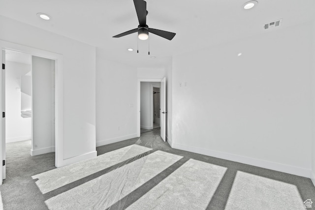 79 E Watson Dr, Saratoga Springs, UT 84045 - unfurnished room with carpet, recessed lighting, and ceiling fan