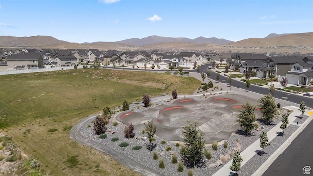 6228 N Boulter Peak Ln, Eagle Mountain, UT 84005 - aerial view of property's location featuring nearby suburban area and mountains