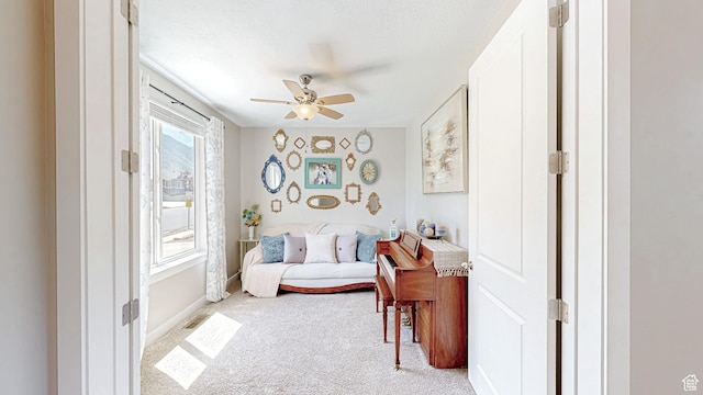 149 N 800 E, Salem, UT 84653 - sitting room with light carpet and a ceiling fan