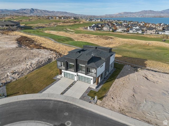 78 Watson Dr, Saratoga Springs, UT 84045 - aerial perspective of suburban area featuring a water and mountain view and a golf course
