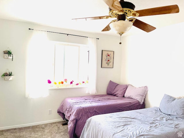 665 S 1040 E, Spanish Fork, UT 84660 - bedroom featuring carpet flooring and ceiling fan