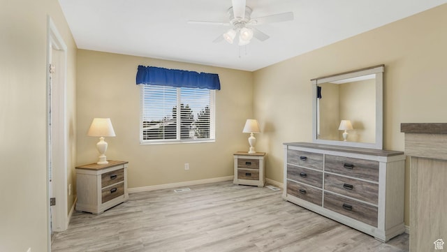 4403 W 3850 S, West Haven, UT 84401 - bedroom featuring light wood-style flooring and ceiling fan