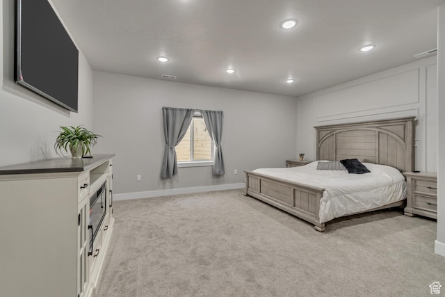 992 W Emily Francis Cir S, Jordan, UT 84095 - bedroom with light colored carpet and recessed lighting