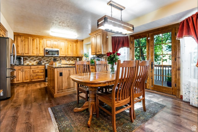 11805 S Sunset Ponds Dr Unit 5, Draper, UT 84020 - dining area with dark wood finished floors