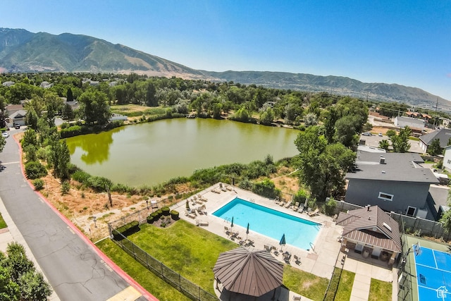 11805 S Sunset Ponds Dr Unit 5, Draper, UT 84020 - bird's eye view of a water and mountain view