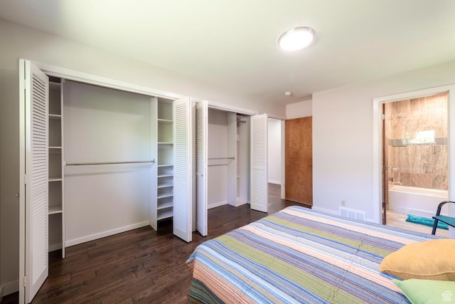 1983 E 1700 S, Salt Lake City, UT 84108 - bedroom with wood finished floors, multiple closets, and ensuite bath