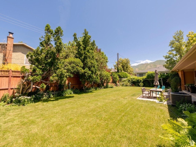 1983 E 1700 S, Salt Lake City, UT 84108 - fenced backyard with a patio and a mountain view