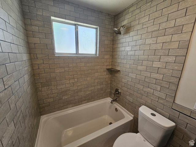 10138 S Peony Way, Sandy, UT 84094 - bathroom featuring bathing tub / shower combination and toilet