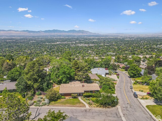 4714 S Idlewild Rd, Millcreek, UT 84124 - aerial view of a mountain backdrop