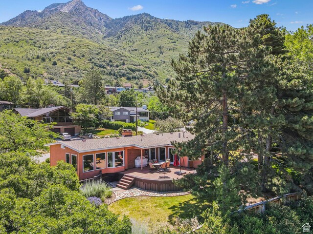 4714 S Idlewild Rd, Millcreek, UT 84124 - view from above of property featuring a mountainous background