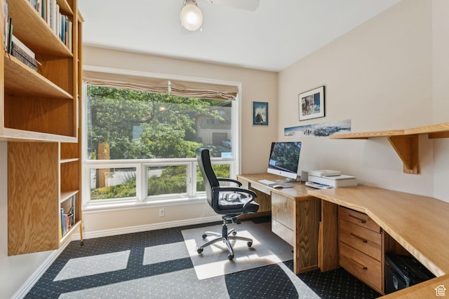 4714 S Idlewild Rd, Millcreek, UT 84124 - office area with carpet flooring and plenty of natural light
