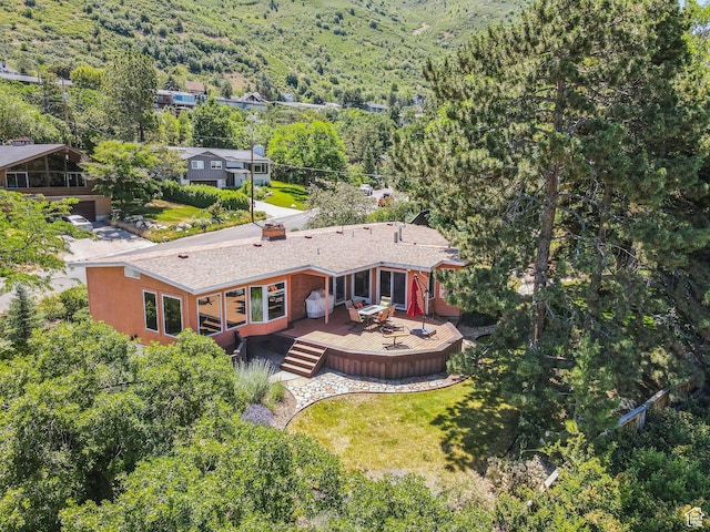4714 S Idlewild Rd, Millcreek, UT 84124 - view from above of property featuring a heavily wooded area