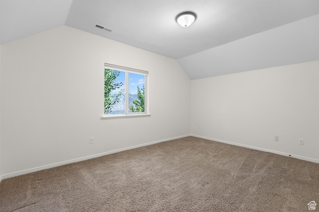 15337 S Eagle Crest Dr E, Draper, UT 84020 - bonus room featuring lofted ceiling and carpet flooring
