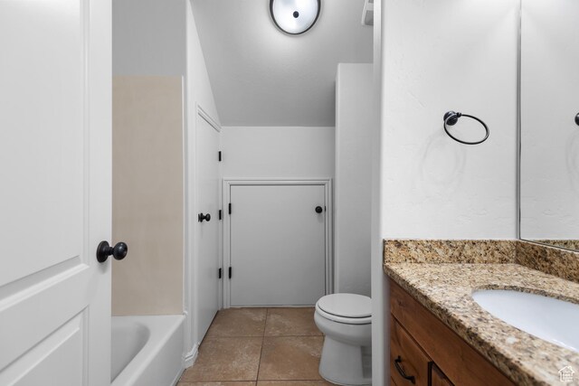 15337 S Eagle Crest Dr E, Draper, UT 84020 - full bathroom with vanity and tile patterned floors