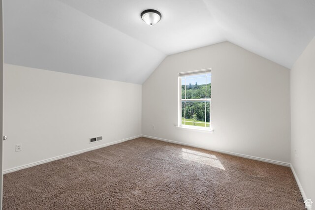 15337 S Eagle Crest Dr E, Draper, UT 84020 - bonus room with carpet flooring and lofted ceiling