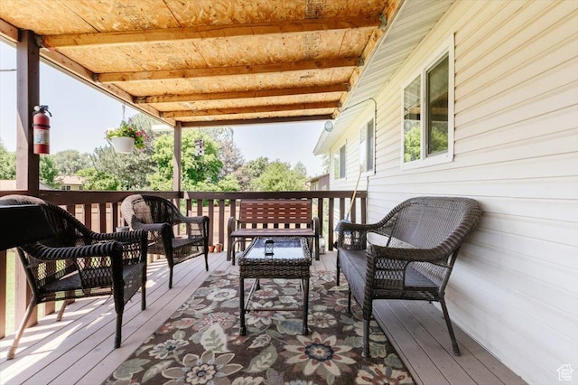 623 W 1635 N, Clinton, UT 84015 - wooden terrace with an outdoor hangout area