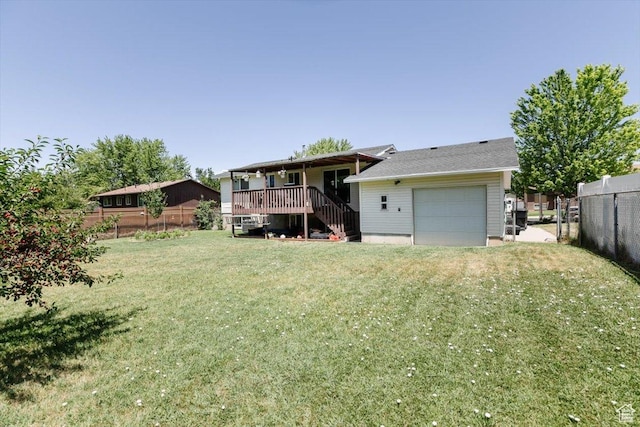 623 W 1635 N, Clinton, UT 84015 - rear view of property featuring stairs and a garage