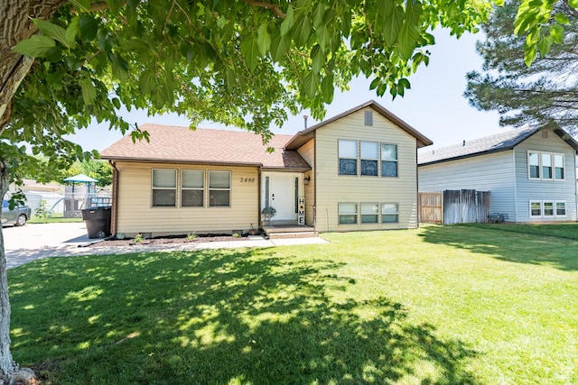 2466 N 1050 W, Clinton, UT 84015 - split level home with a shingled roof