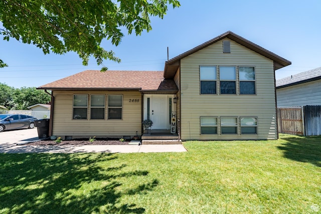 2466 N 1050 W, Clinton, UT 84015 - split level home with roof with shingles