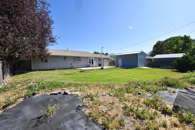 686 E 400 N, Lehi, UT 84043 - view of yard with an outbuilding and a patio area