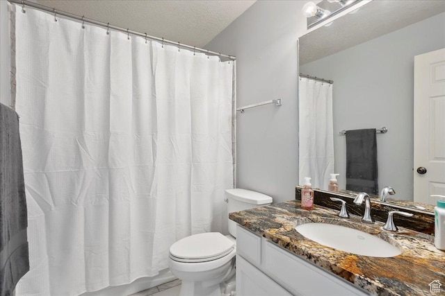 1964 N 2000 E, Layton, UT 84040 - bathroom with vanity, a textured ceiling, and a shower with shower curtain