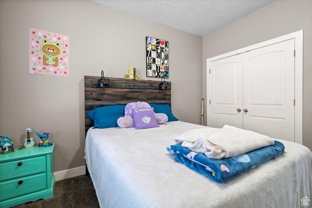 216 E 1370 S, Nephi, UT 84648 - carpeted bedroom featuring a closet and a textured ceiling