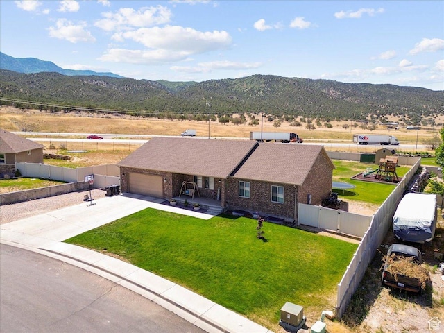 216 E 1370 S, Nephi, UT 84648 - aerial view of property and surrounding area with mountains