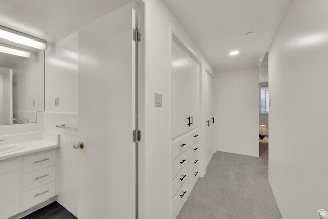 515 S 1000 E Unit 706, Salt Lake City, UT 84102 - corridor featuring light colored carpet and recessed lighting