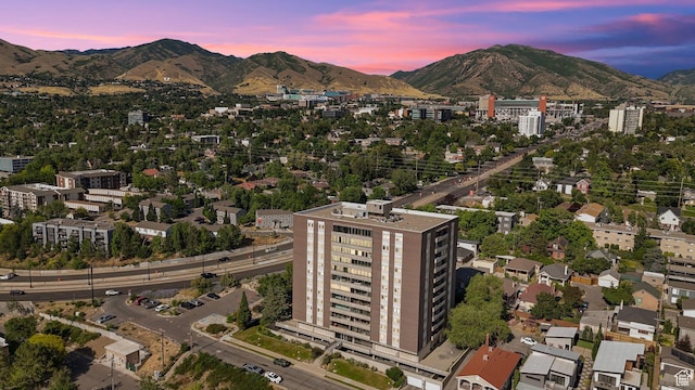 515 S 1000 E Unit 706, Salt Lake City, UT 84102 - aerial view of property's location with mountains